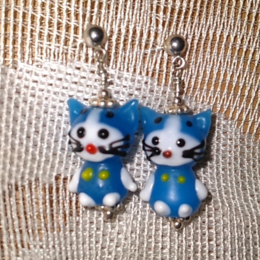 Cute Kitten Earrings